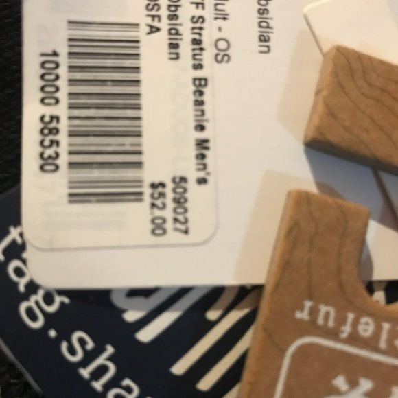 Brand New with Tags Turtlefur soft Beanie Black Grey and White Stripe - Picture 3 of 5